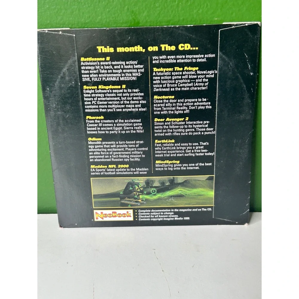 PC Gamer Disc 5.2 Nov 1999 Battlezone II Demo Seven Kingdoms II Madden NFL 2000